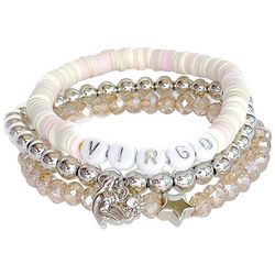 Jewelry Made By Me 3-Pc. 7 In. Virgo Bead Bracelet Set
