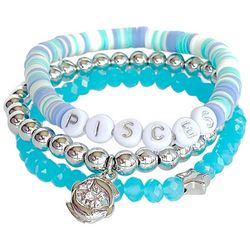 Jewelry Made By Me 3-Pc. 7 In. Pisces Bead Bracelet Set