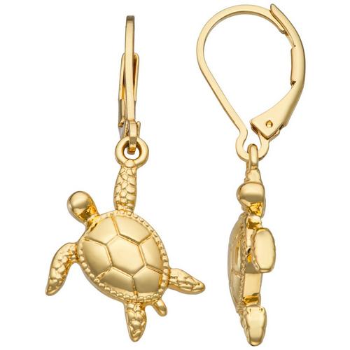 Napier Turtle Drop Earrings