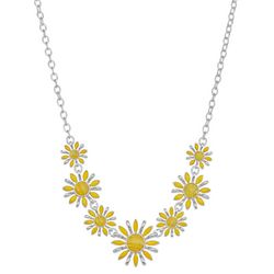 Napier Flower Frontal Necklace