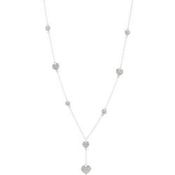 You're Invited Pave Hearts Fashion Chain Necklace