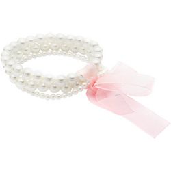 You're Invited Triple Row Pearl Stretch Bracelet