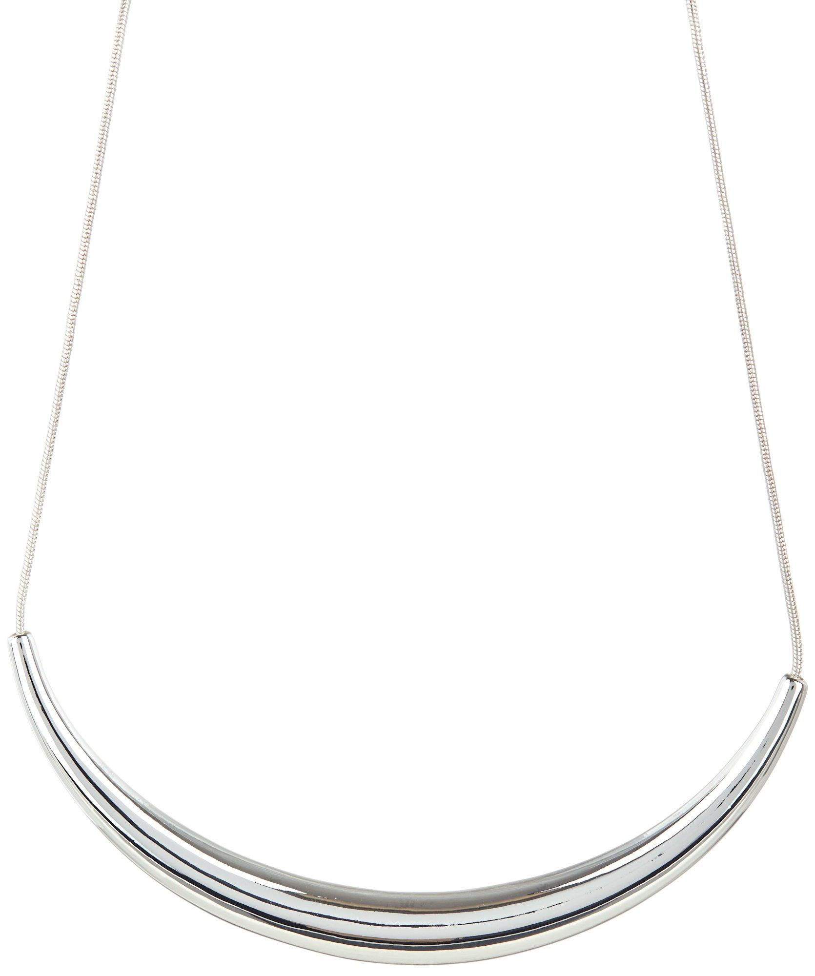 Nine West 16 In. Crescent Collar Necklace