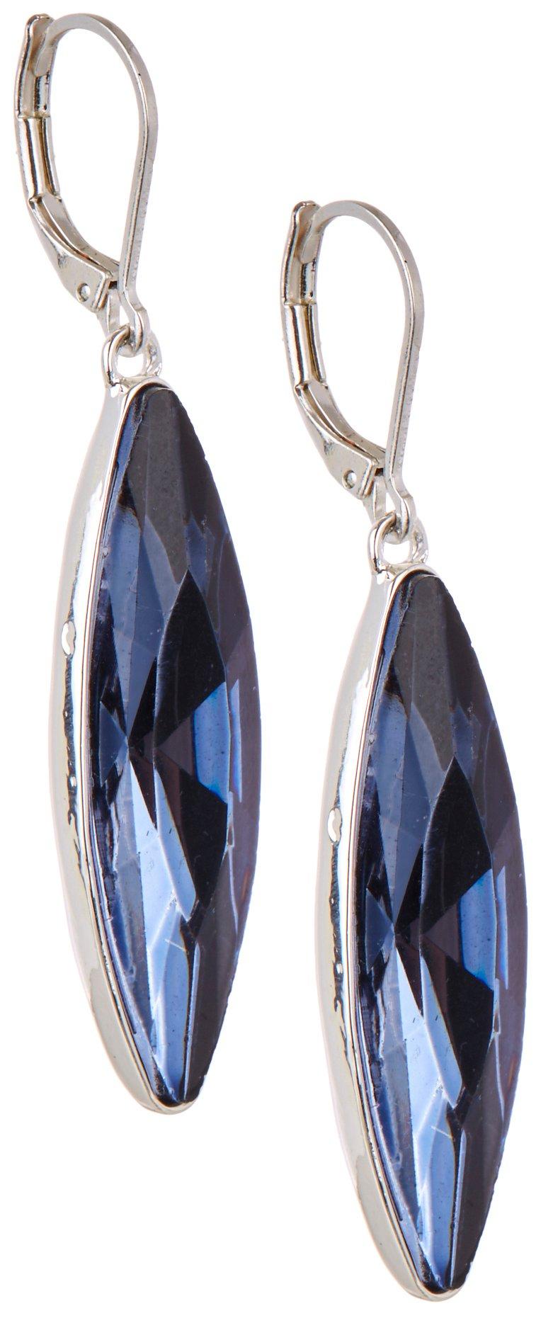 Nine West Faceted Marquise Stone Dangle Earrings