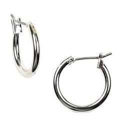 Napier 5/8'' Thin Hoop Earrings