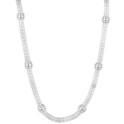 Napier 16 In. Wide Coil Chain Necklace