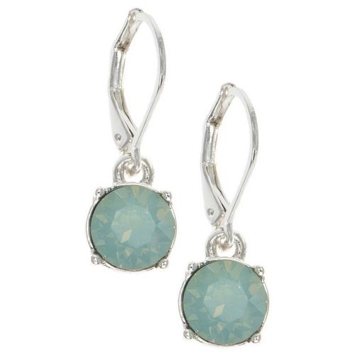Gloria Vanderbilt Green Crystal Elements Earrings