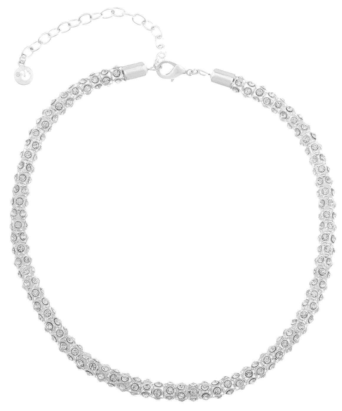 You're Invited Rhinestone Collar Necklace