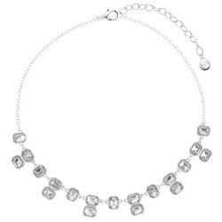 Gloria Vanderbilt Faceted Crystal Necklace