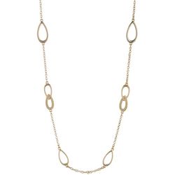 Napier 40 In. Decorative Links Chain Necklace