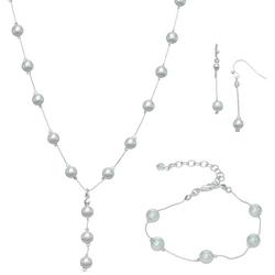 3-Pc. Faux Pearl Jewelry Set