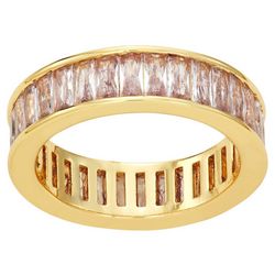 Nine West Crystal Baguette Ring