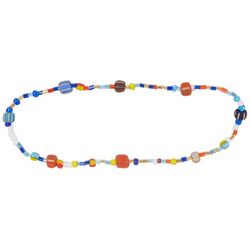 Viva Life Colorful Glass Beaded Anklet