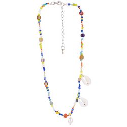 Viva Life Freshwater Pearl & Colorful Glass Beads Necklace