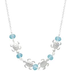 18 In. Beaded Sea Turtle Frontal Chain Necklace