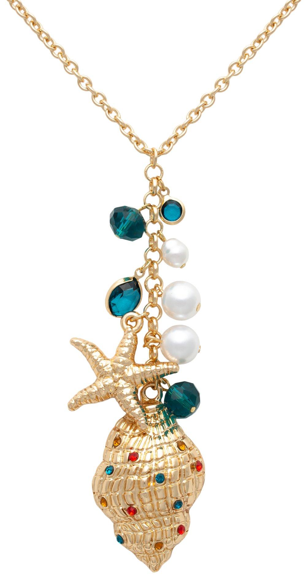 Shell & Starfish Chain Necklace