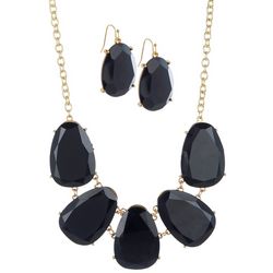 Bay Studio 2-Pc. Faceted Necklace & Earrings Set