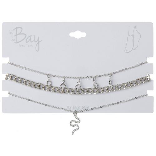 By The Bay New York 3-Pc Pave Snake