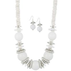 Bay Studio 2-Pc. Large Bead Necklace & Earrings Set