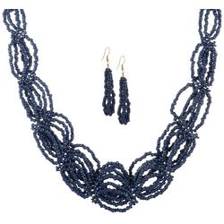 Bay Studio 2-Pc Bead Necklace & Dangle Earrings Set