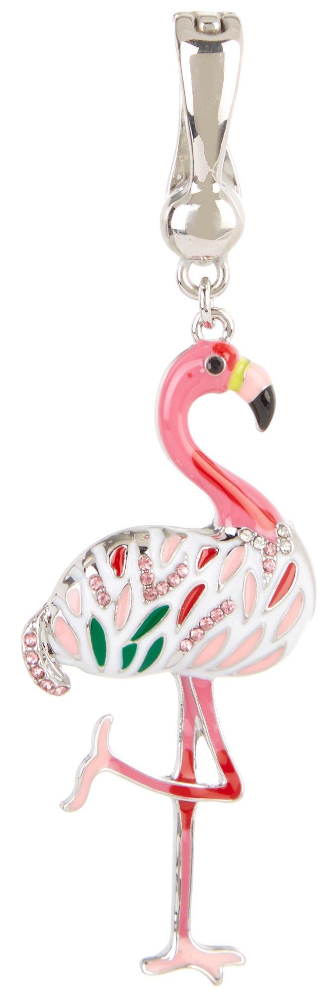 Wearable Art 3.5 In. Pave Flamingo Magnet Enhancer