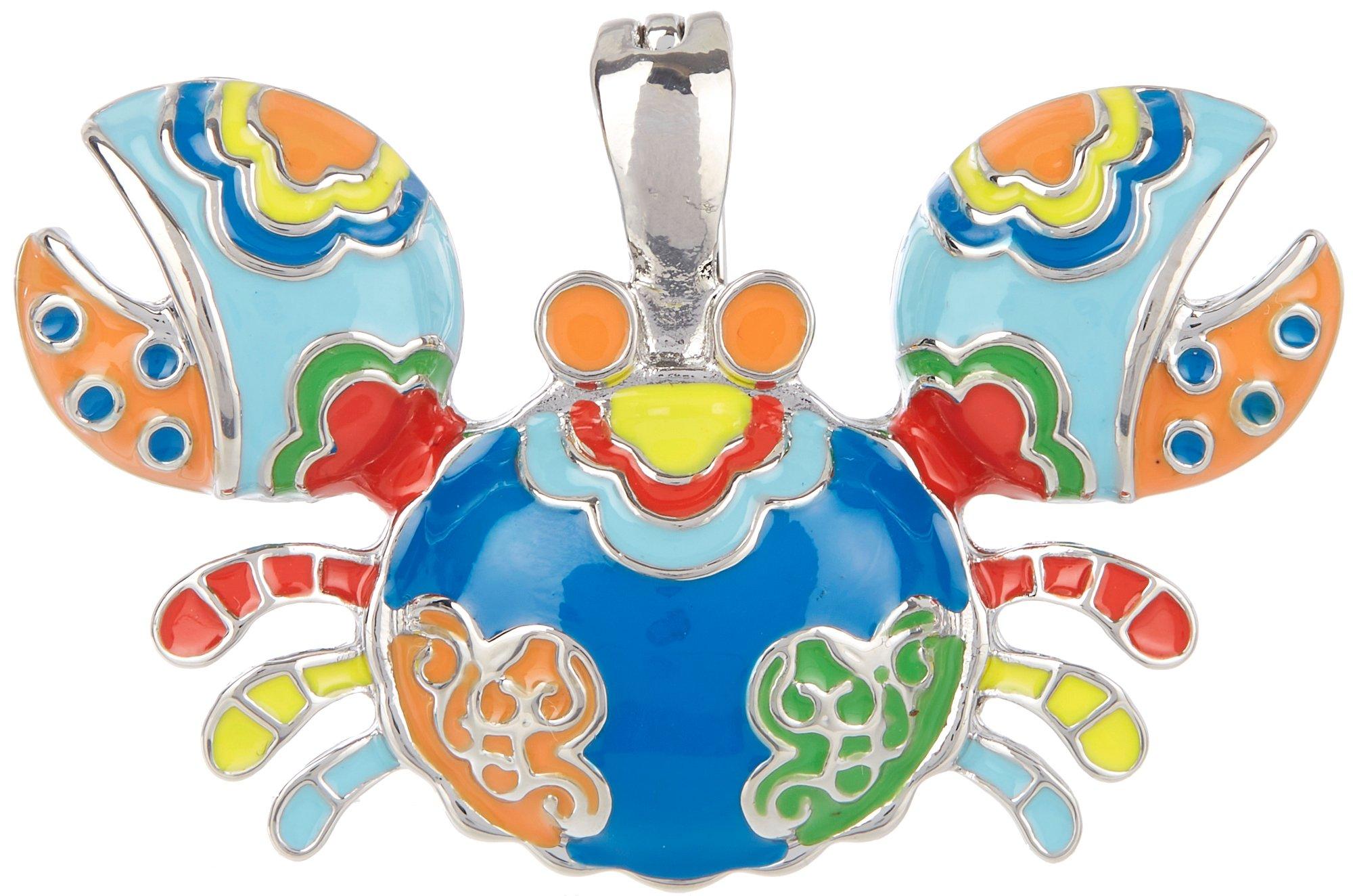 2.5 In. Enamel Crab Pendant Magnet Enhancer