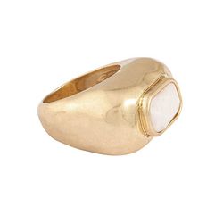 Bella Del Mare Stone Setting Domed Wide Band Ring
