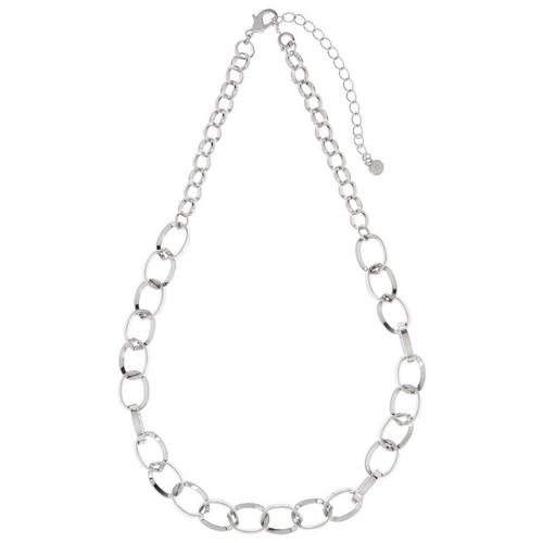 Wearable Art Oval Link Chain Necklace With Extender