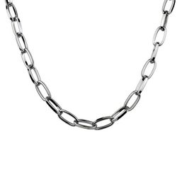 Wearable Art 18 In. Link Chain Silver Tone Necklace