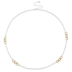 30 In. Link Two-Tone Chain Necklace