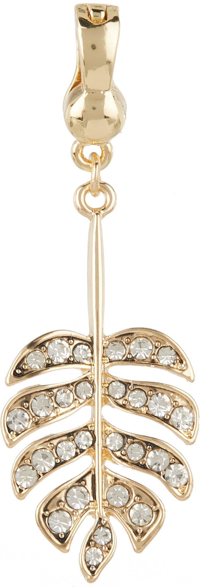 Crystal Leaf Enhancer With Magnet Closure