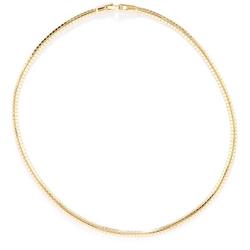 By Roman Gold Tone Omega Necklace
