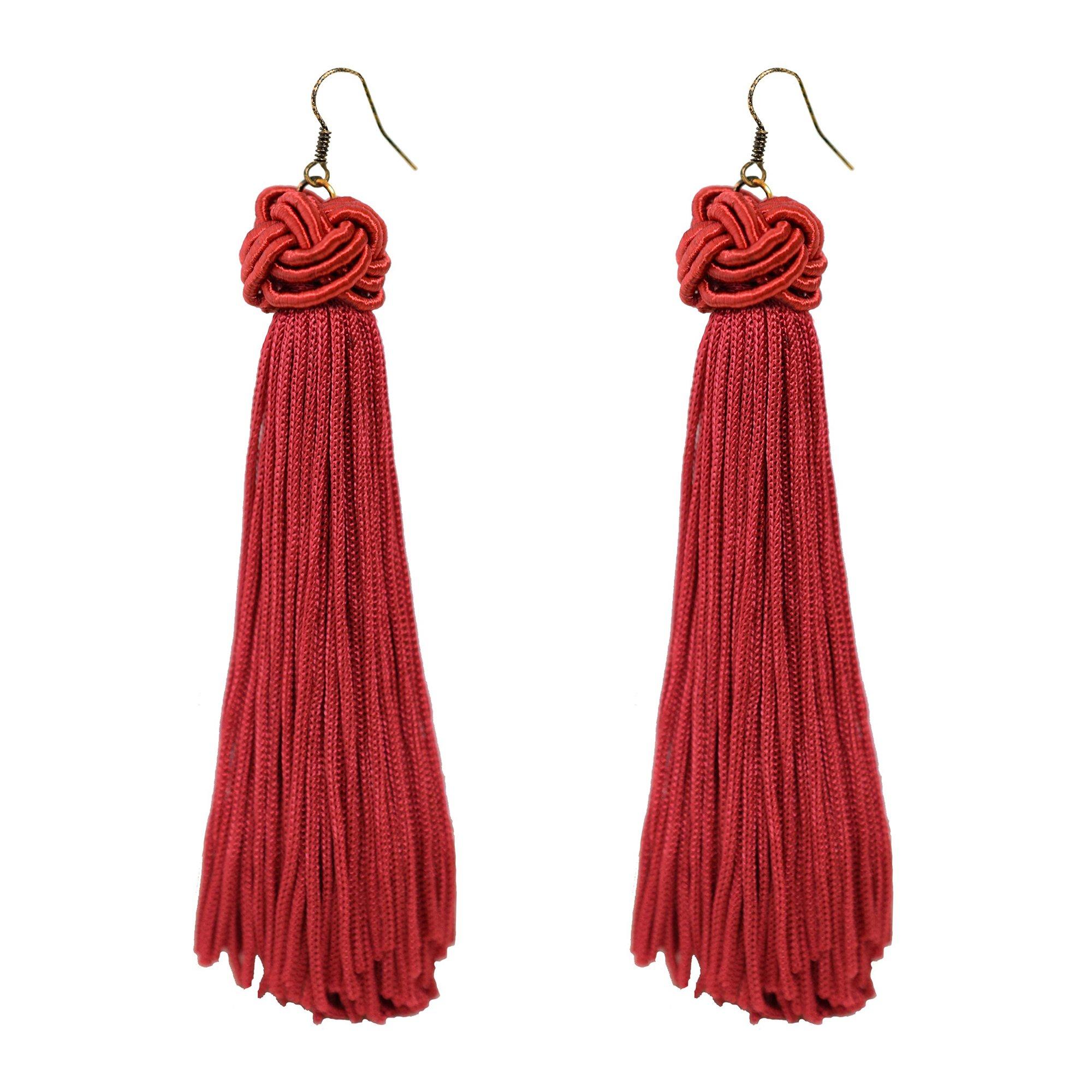 Daisy Fuentes 3.75 In. Tassel Fringe Earrings