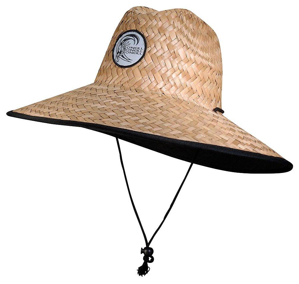 O'Neill Mens Sonoma Straw Lifeguard Hat One Size Natural beige