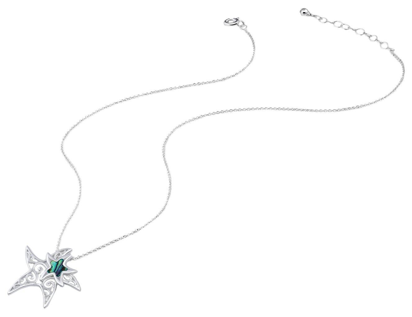 Beach Chic Filigree Starfish Chain Necklace