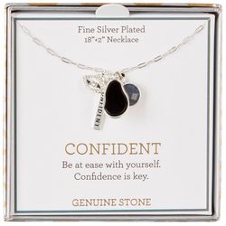 Genuine Stone 18'' Confident Agate Chain Necklace