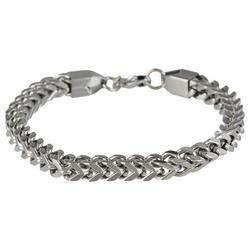 Mens 8.5 In. Franco Square Chain Bracelet