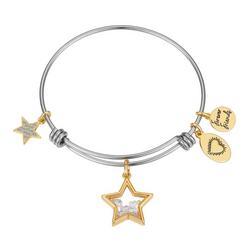 Shakey Star Pave Friends Charms Bracelet