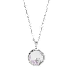 18 In. Shell In Pocket Shakey Charm Chain Necklace