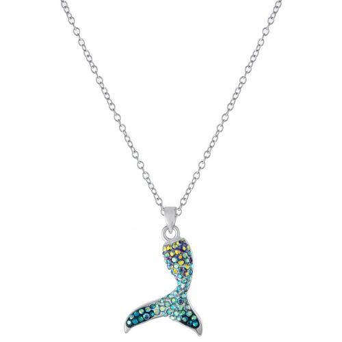 Athra Mermaid Tail Pendant Necklace