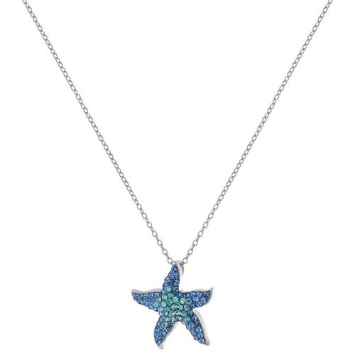 Athra Textured Starfish Pendant Necklace
