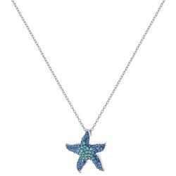 Textured Starfish Pendant Necklace