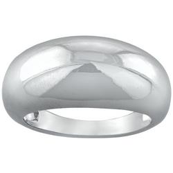 Silver-Tone Dome Ring