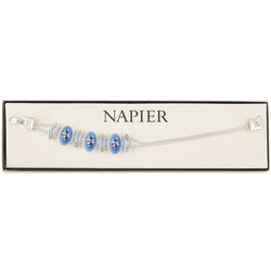 Napier 2-Row 7.5 In. Chain Painted Sliders Bracelet