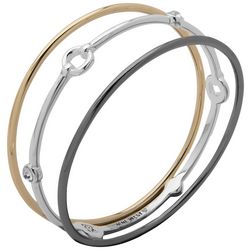 Nine West Stackable Brangle Bracelet Set