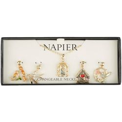 Napier 6-Pc. Chain Necklace & Bird Charms Pendants Set