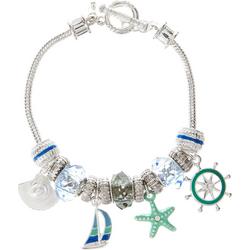 Nautical Charm Toggle Bracelet
