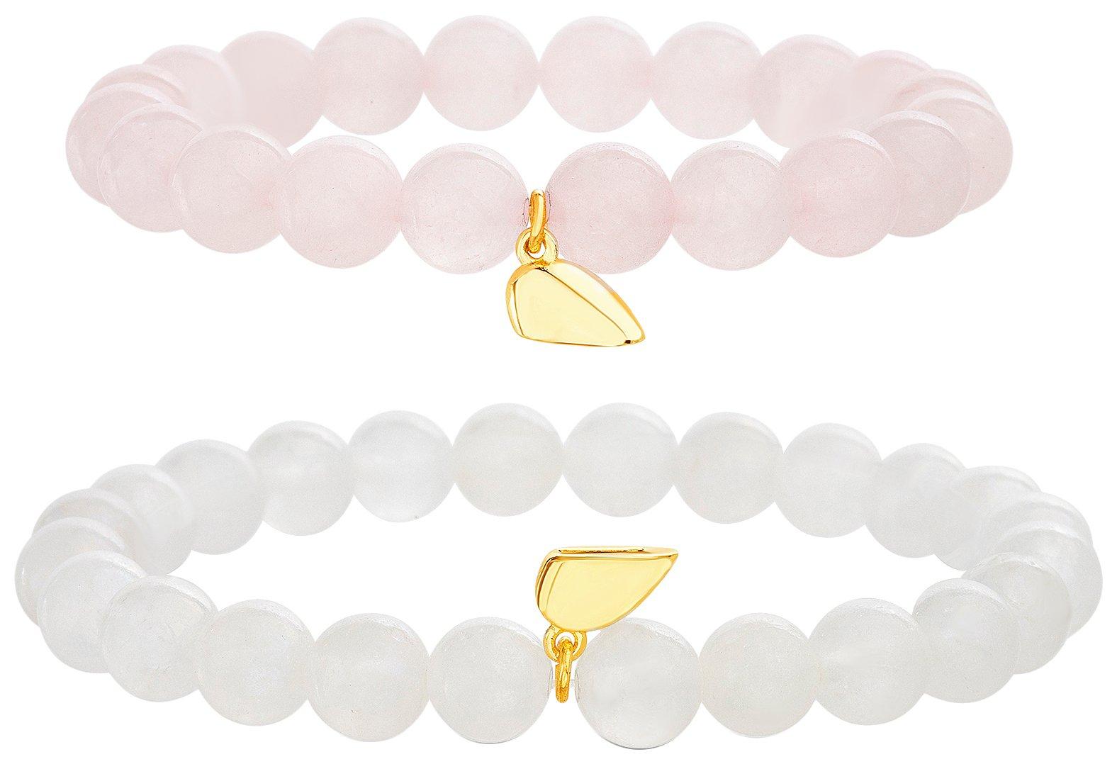 Paige Harper 2-Pc. Mother/Daughter Beaded Bracelet Set
