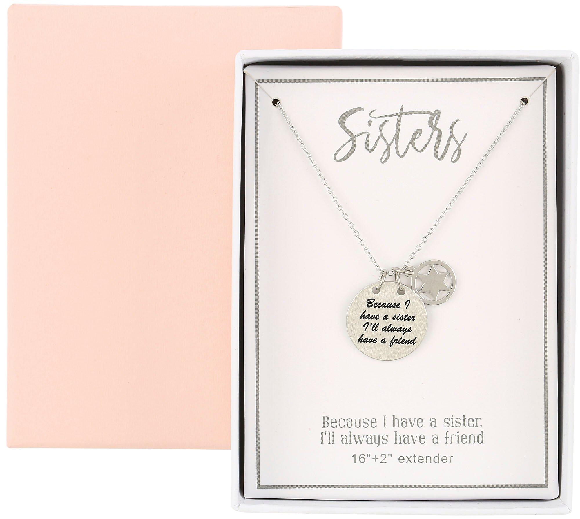 City By City 16 In. Sister Friend Pendant Necklace