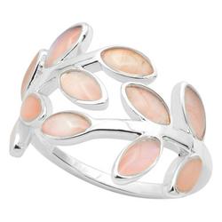 Mother Of Pearl Branch Boxed Ring